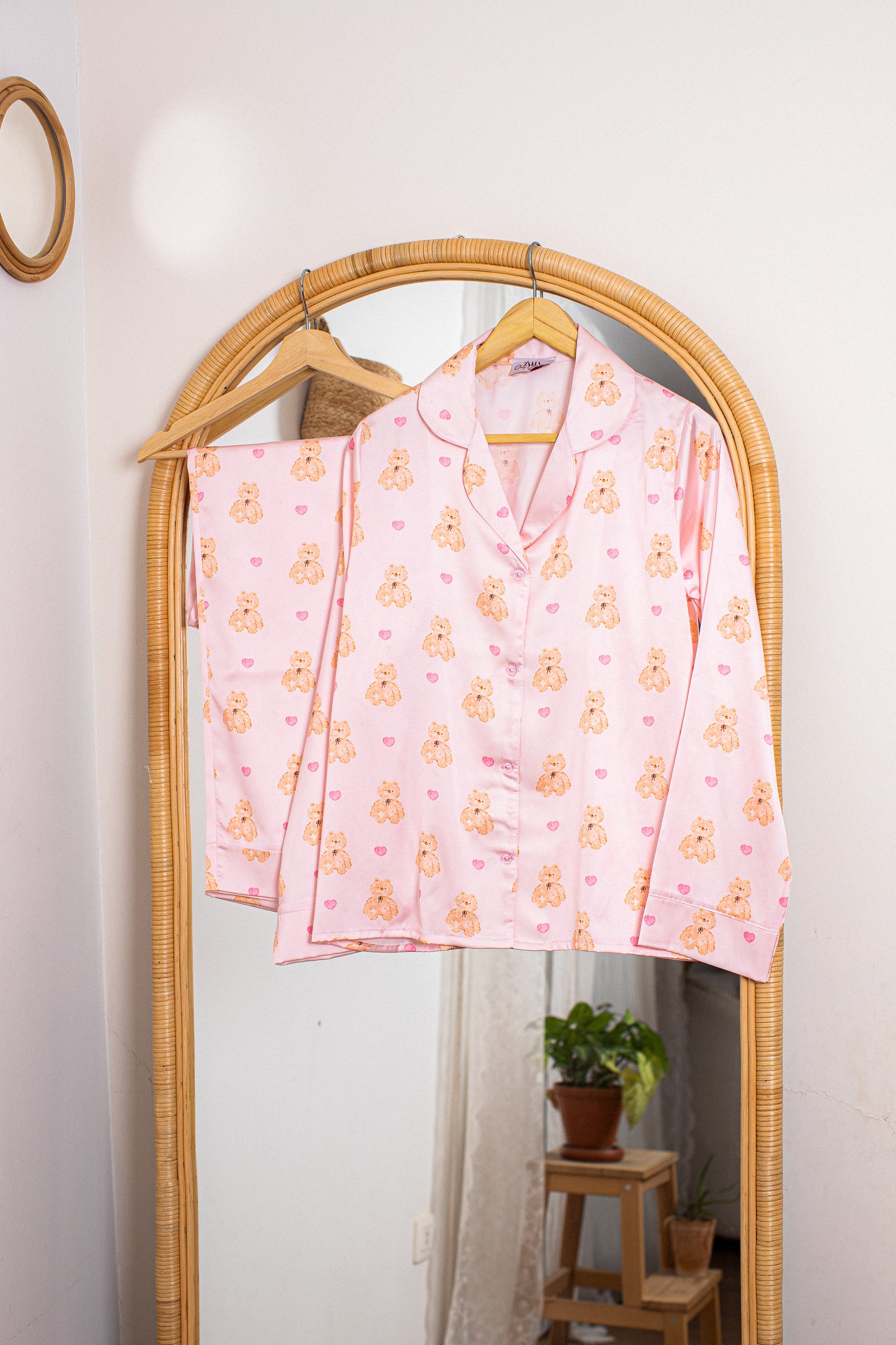 Teddy Dreams Satin PJ