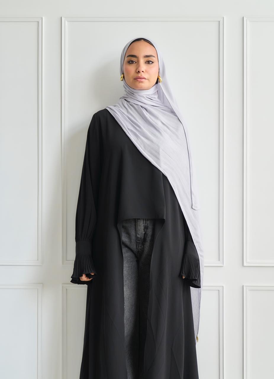 Grey linen modal