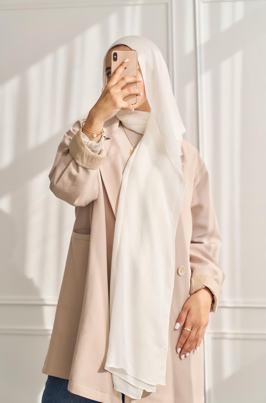 White Cotton Modal
