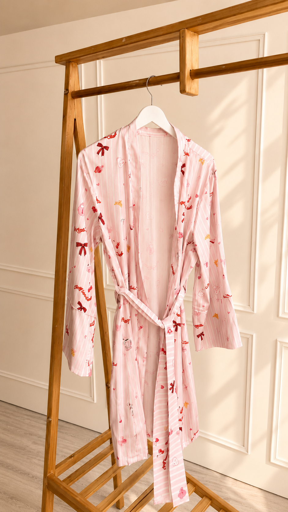 Self love club satin robe