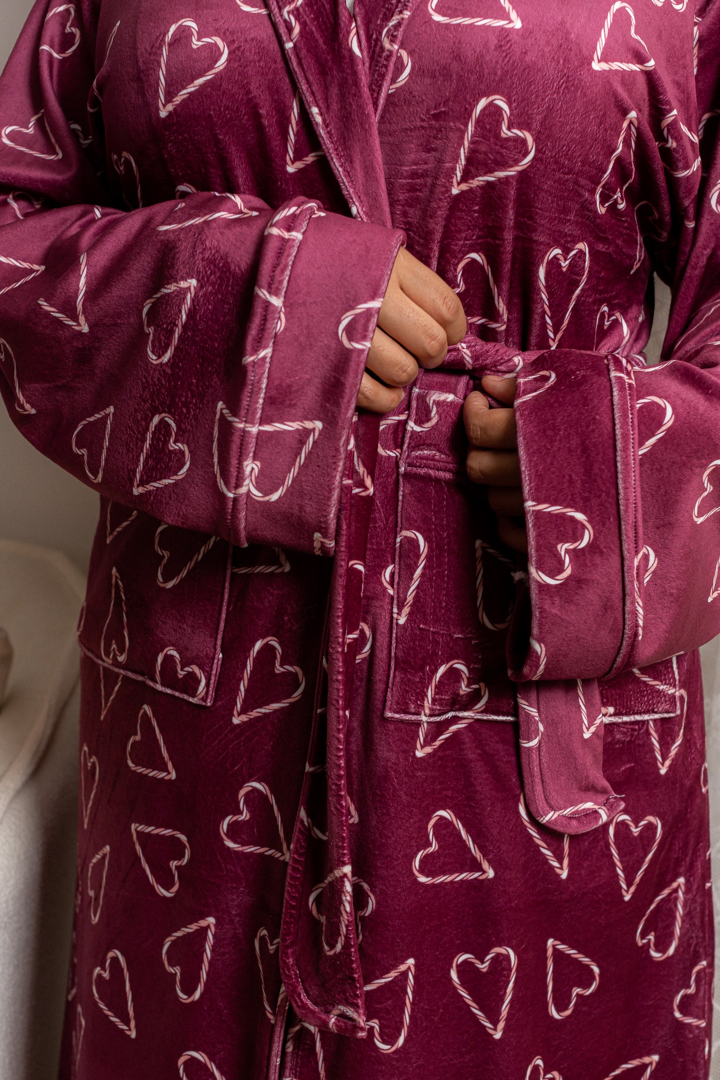 Sugarplum Hearts Robe