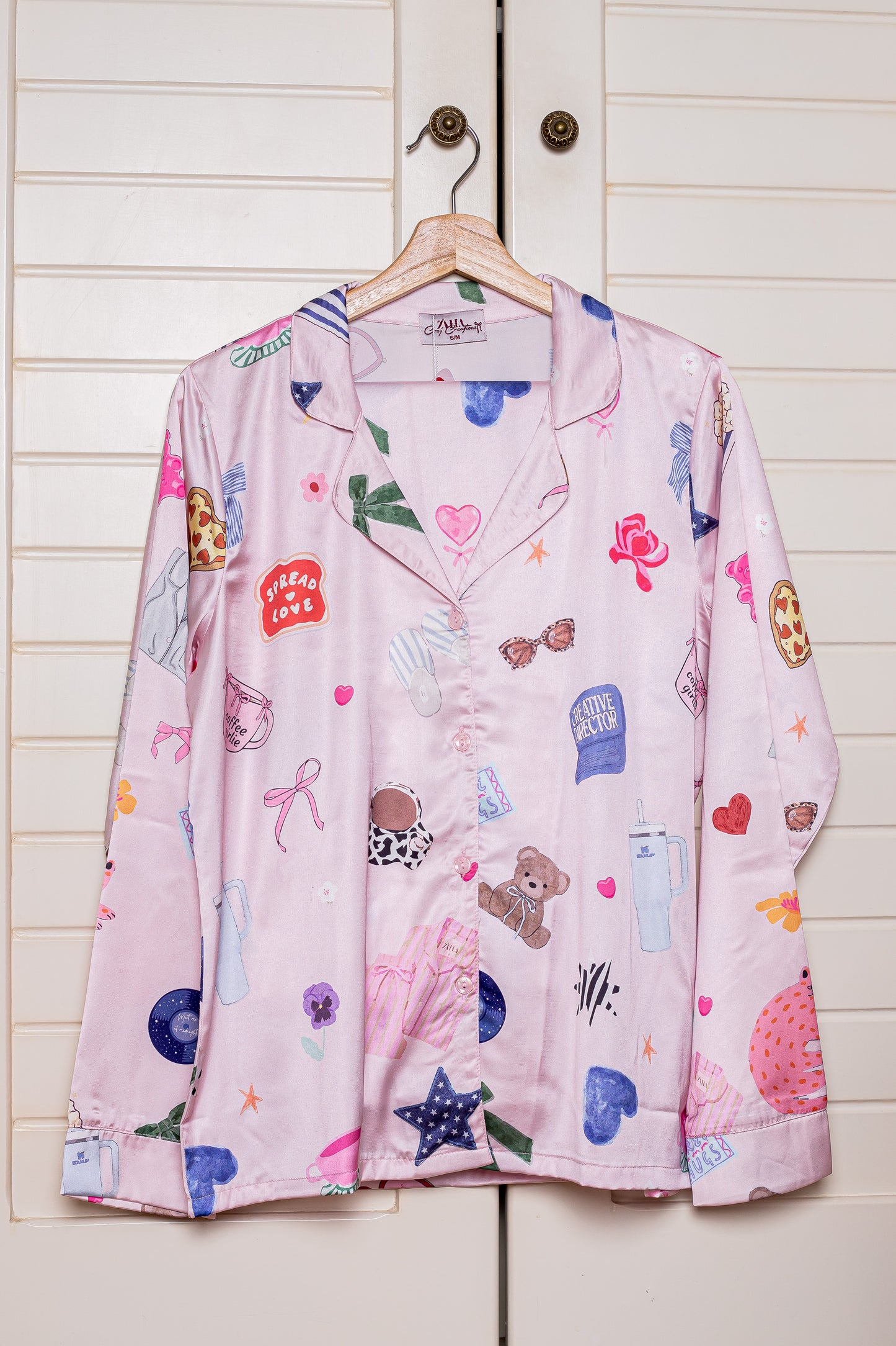 Lazy Day Satin PJ