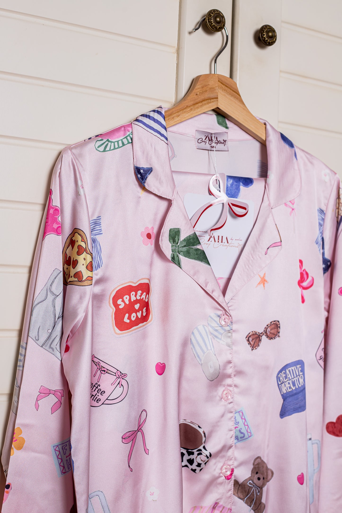 Lazy Day Satin PJ