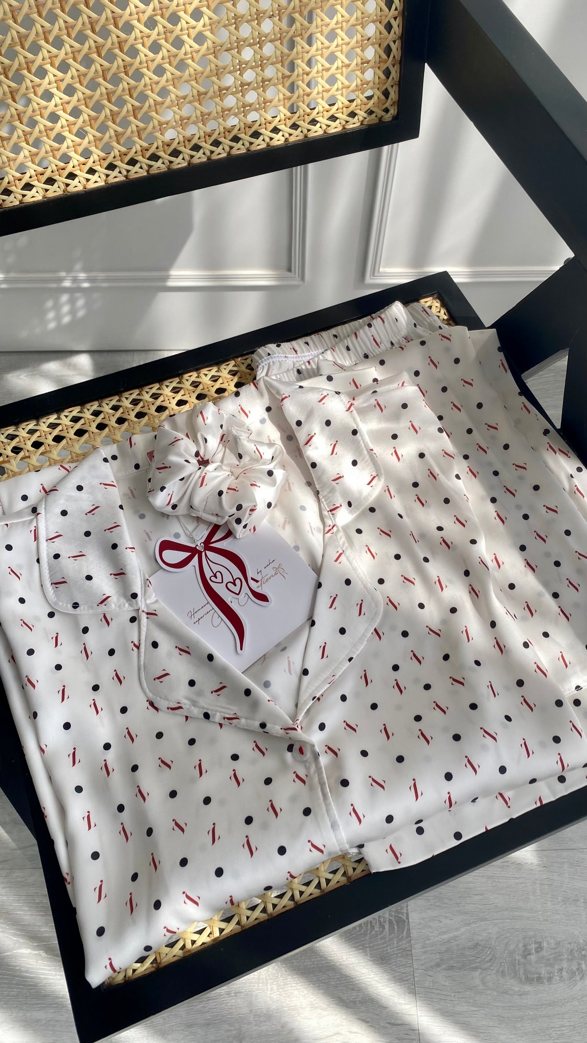Sweet Dots Satin Pj