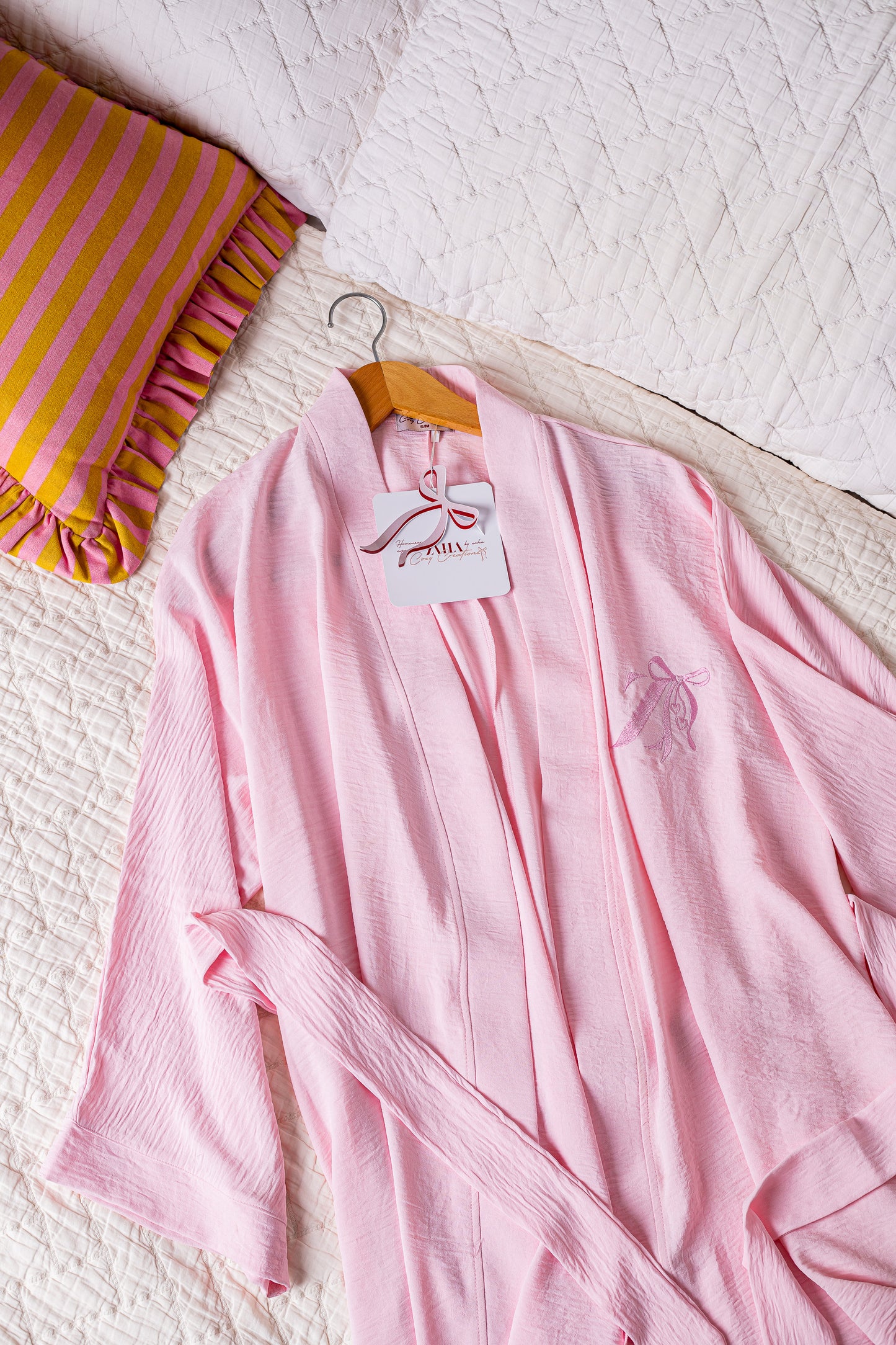 Wrap me up pink robe