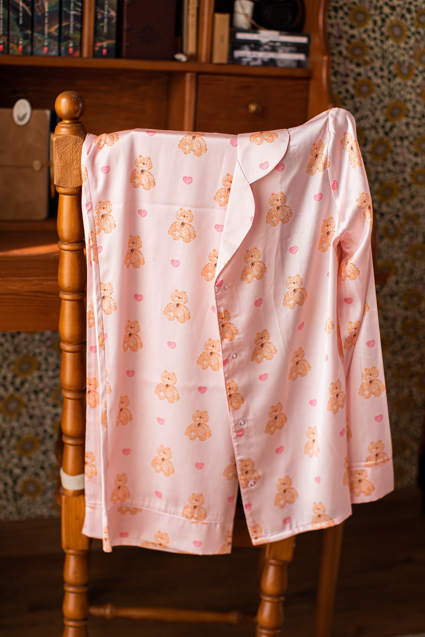 Teddy Dreams Satin PJ