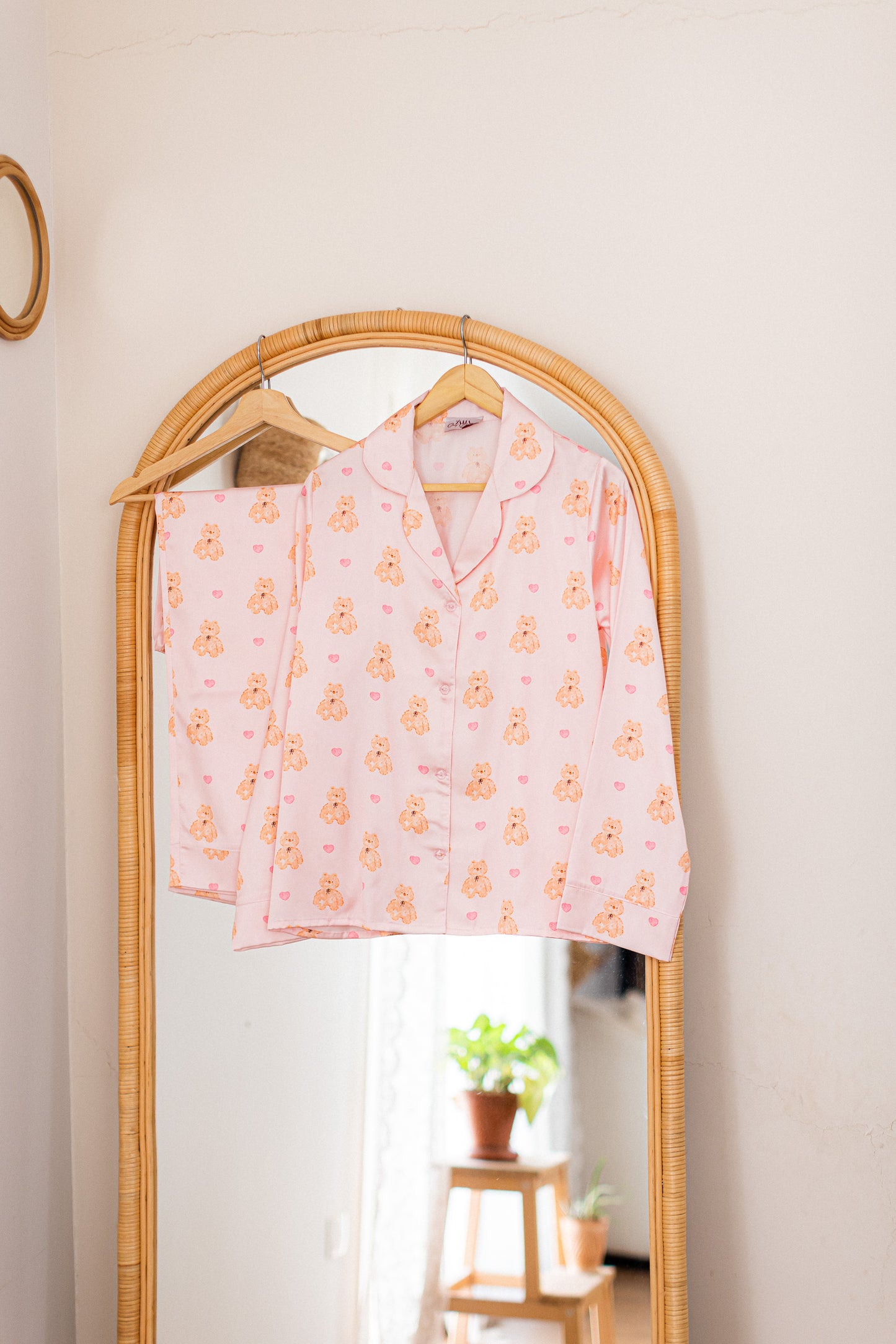 Teddy Dreams Satin PJ