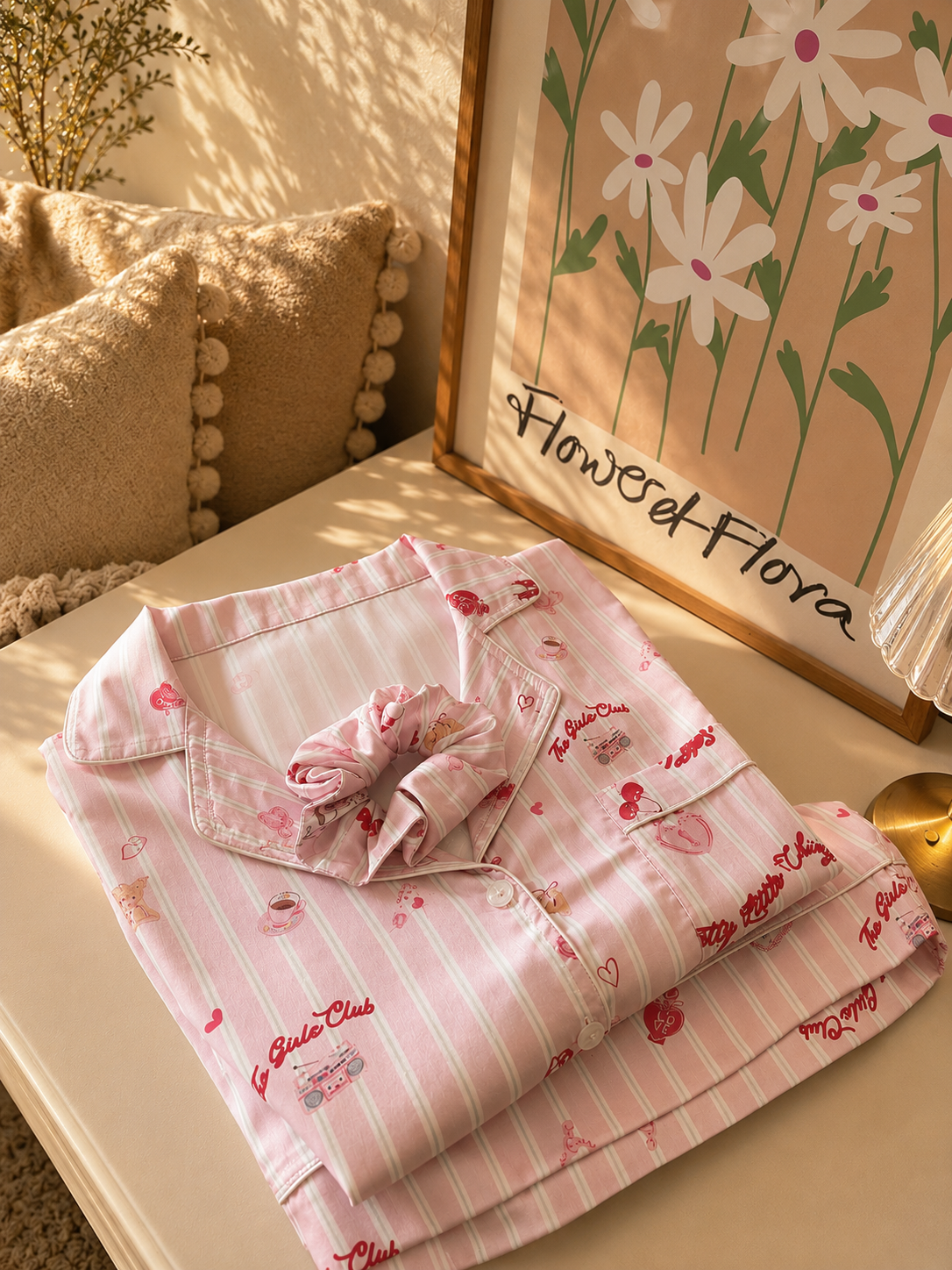 Self love club satin pj