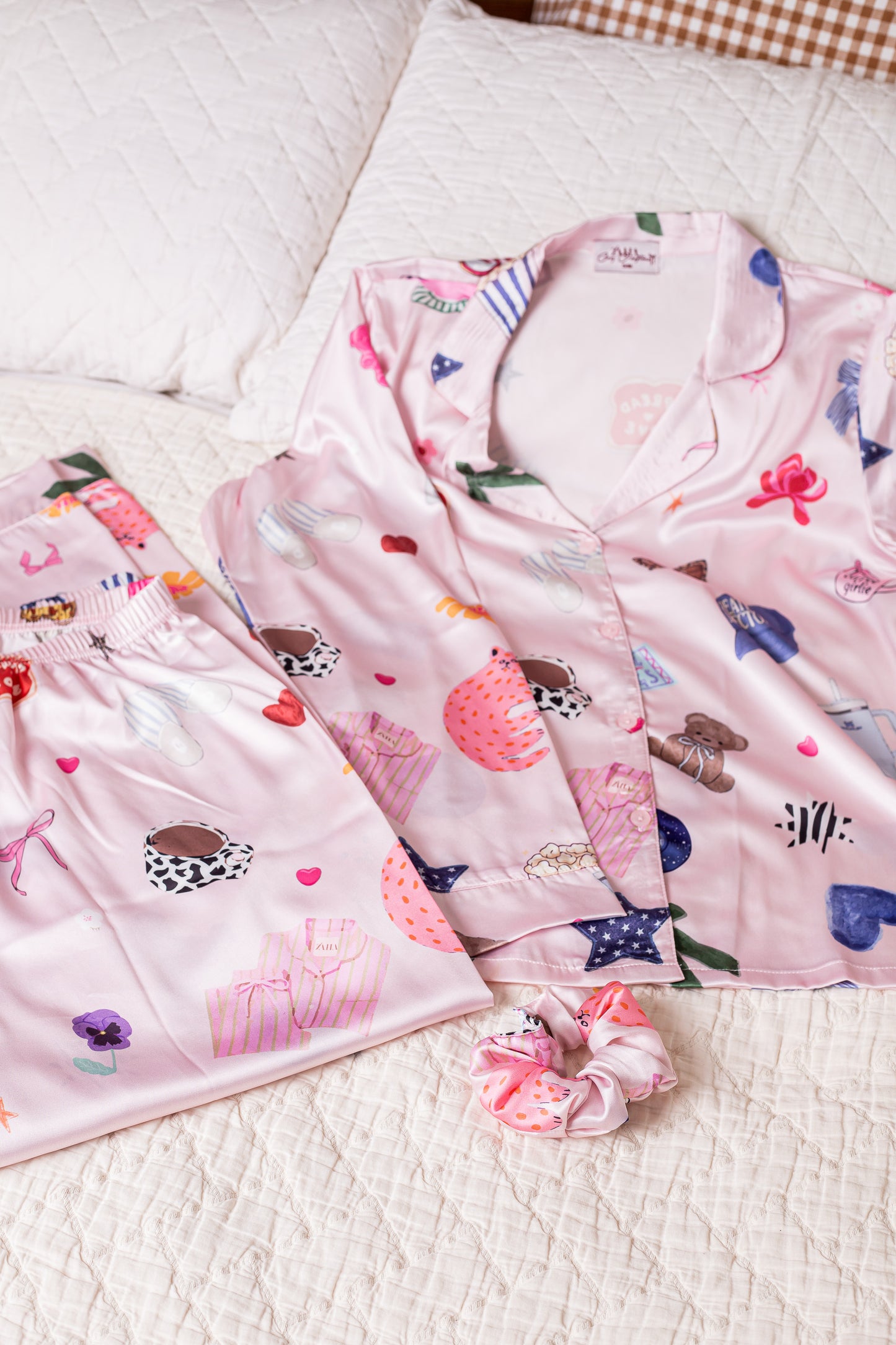 Lazy Day Satin PJ