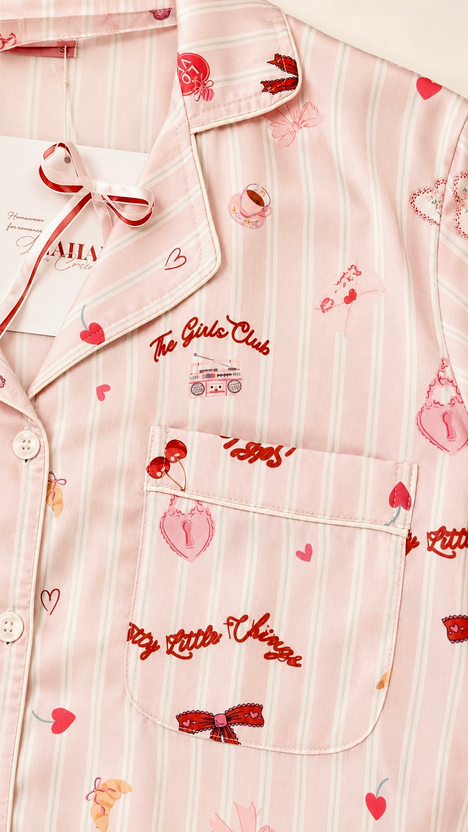 Self love club satin pj