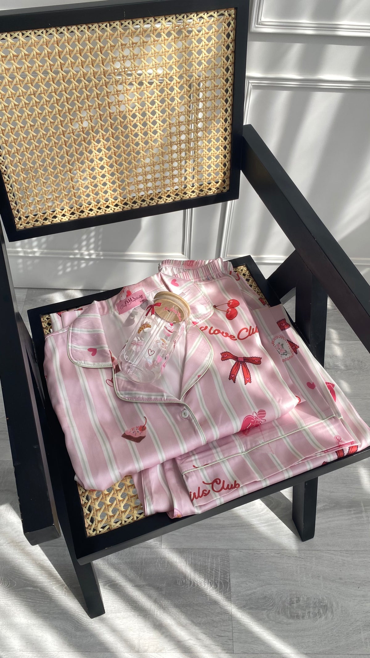 Pretty In Pink Satin Pj