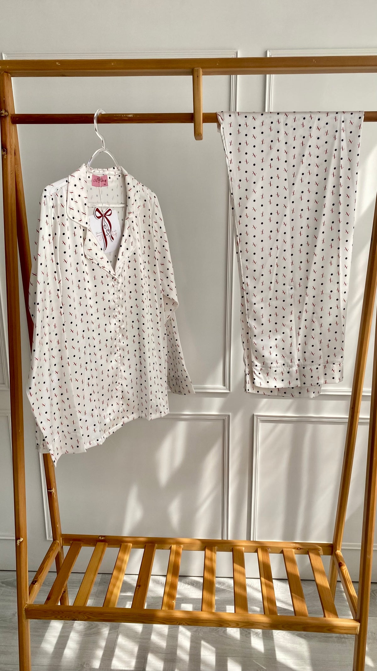 Sweet Dots Satin Pj