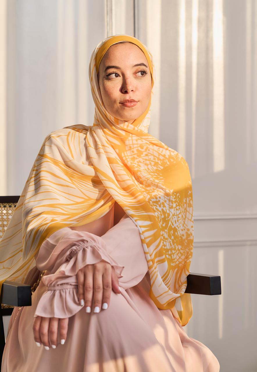 chiffon sunflower