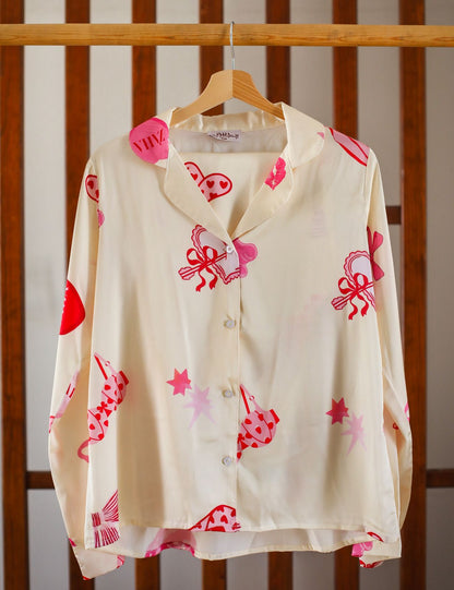 Sweet Buttercup Satin Pj