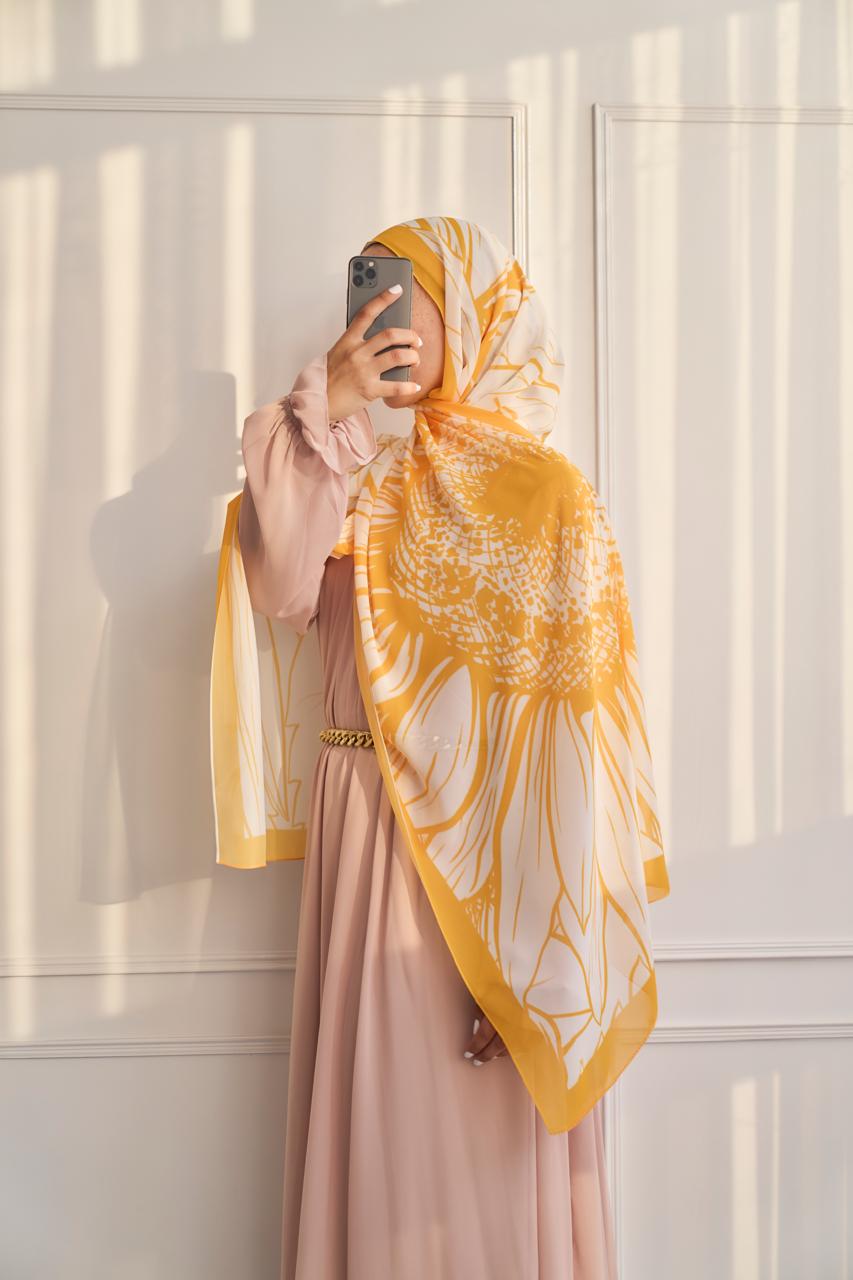chiffon sunflower
