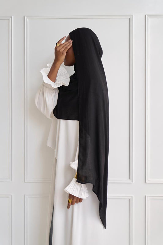 Black linen Modal