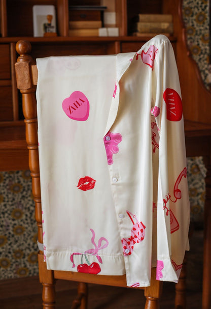Sweet Buttercup Satin Pj