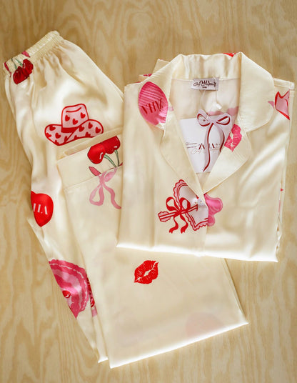 Sweet Buttercup Satin Pj