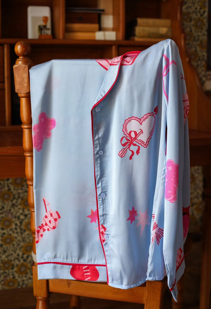 Blueberry Glow Satin PJ
