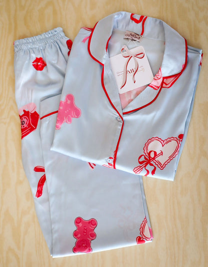 Blueberry Glow Satin PJ