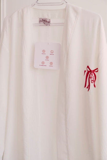 Wrap me up white robe