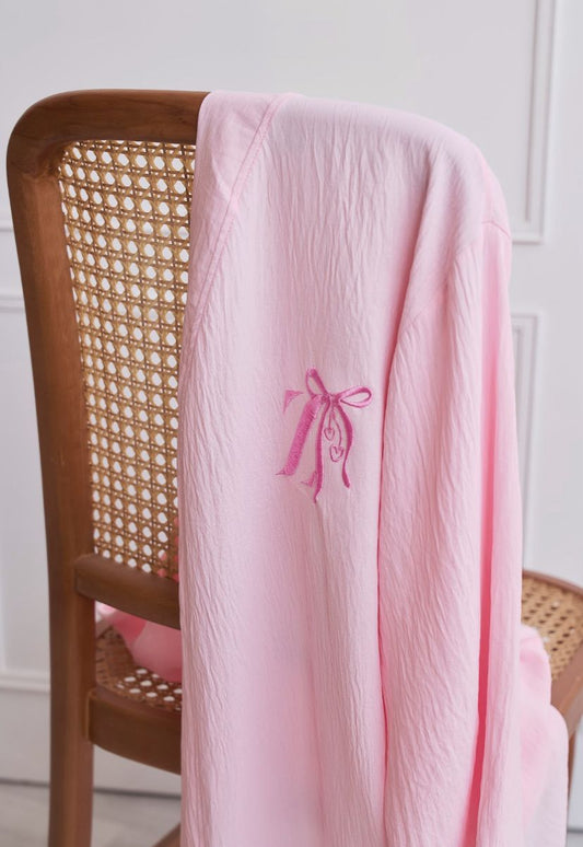 Wrap me up pink robe