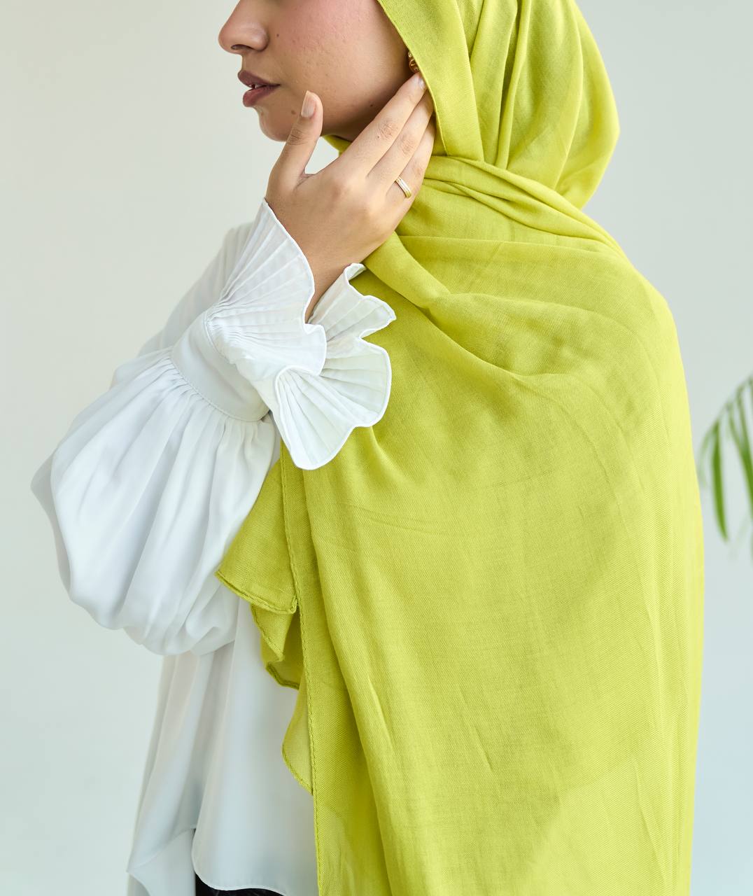 Lime Cotton Modal